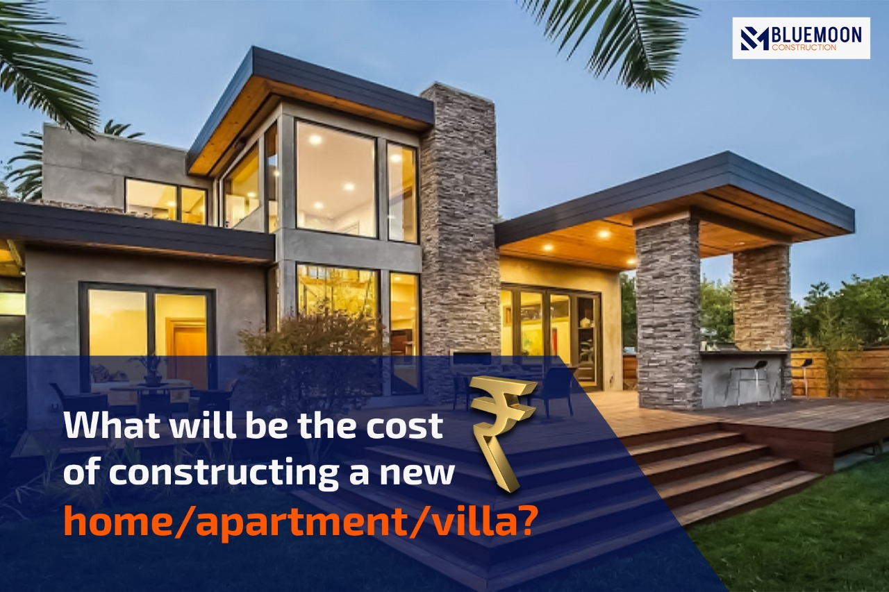 cost of constructing a new home apartment villa